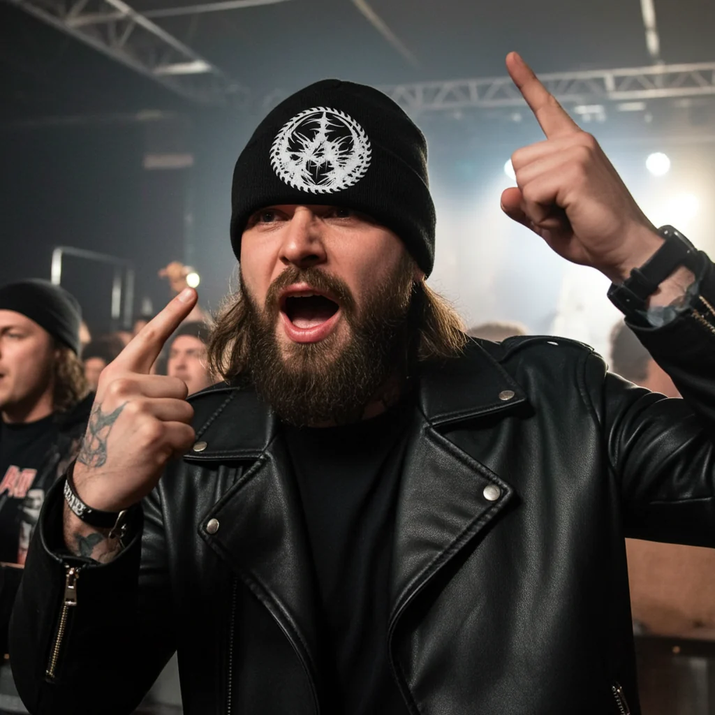 Aborted | Beanie Printed Blade Logo - Image 2