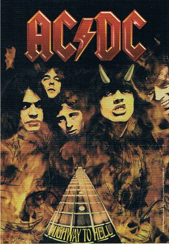 AC/DC | Highway To Hell Flames Flag