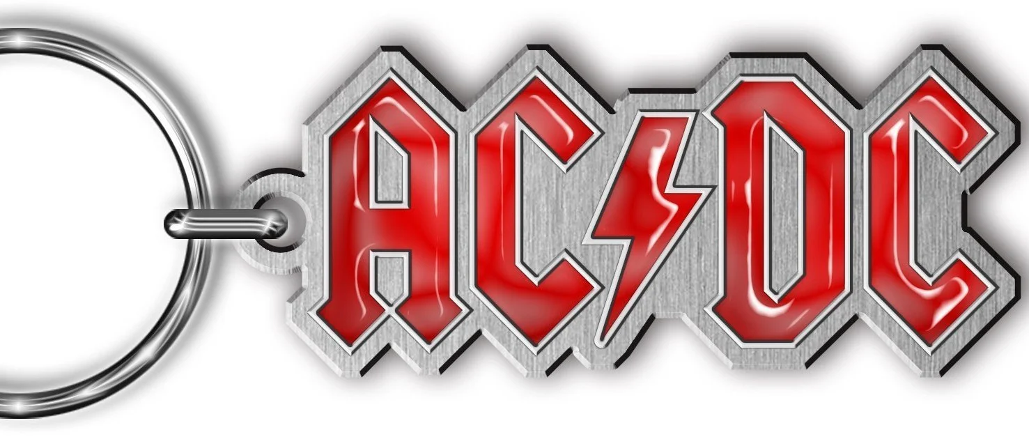 AC/DC | Keyring Red Logo - Image 2
