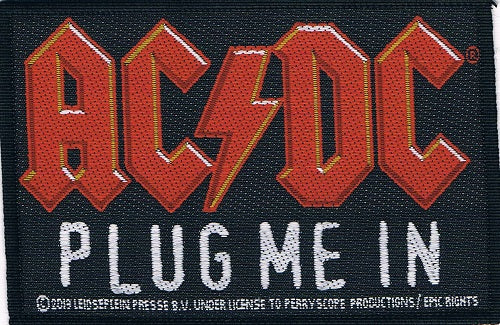 AC/DC | Plug Me In Woven Patch