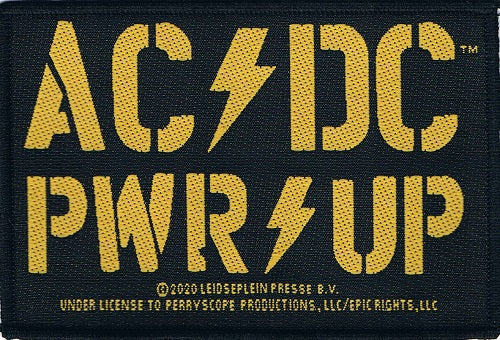 AC/DC | Pwr Up Woven Patch - Image 2