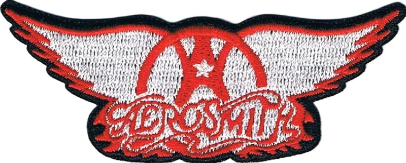 Aerosmith | Shape Wings Red Iron-on Patch - Image 2