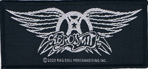 Aerosmith | White Logo Woven Patch - Image 2