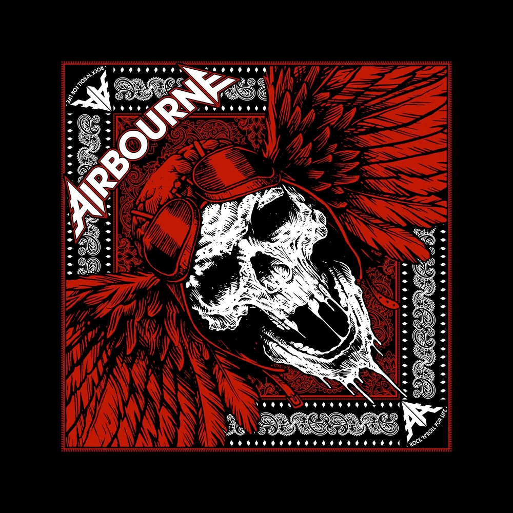 Airbourne | Bandanna Red Wings