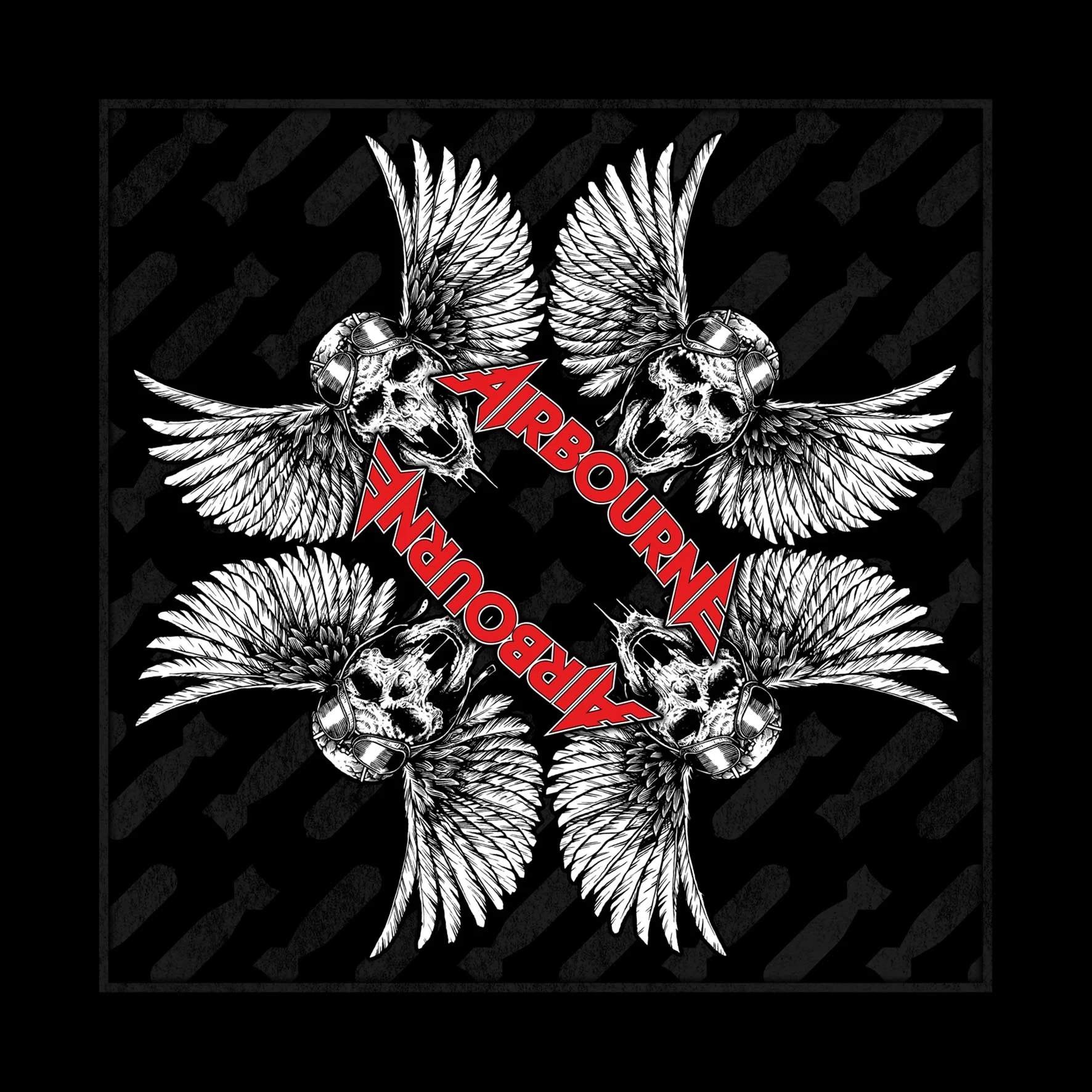 Airbourne | Bandanna Winged Skull