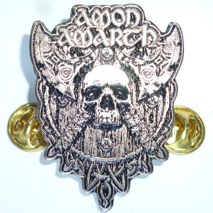 Amon Amarth | Pin Badge Skull & Axes
