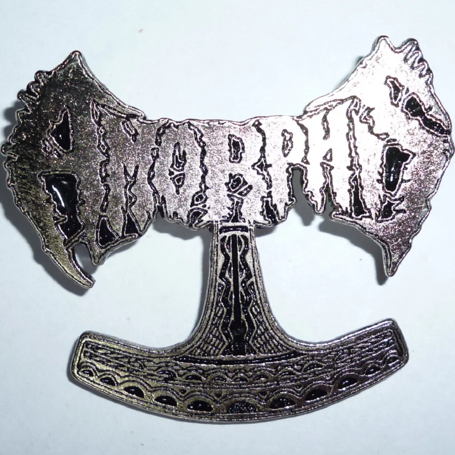 Amorphis | Pin Badge Hammer Logo - Image 2