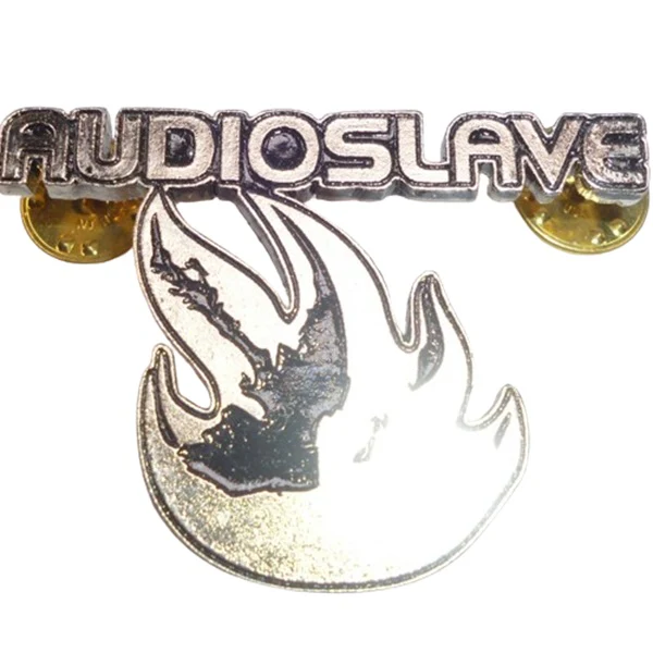 Audioslave | Pin Badge Logo Flame - Image 2