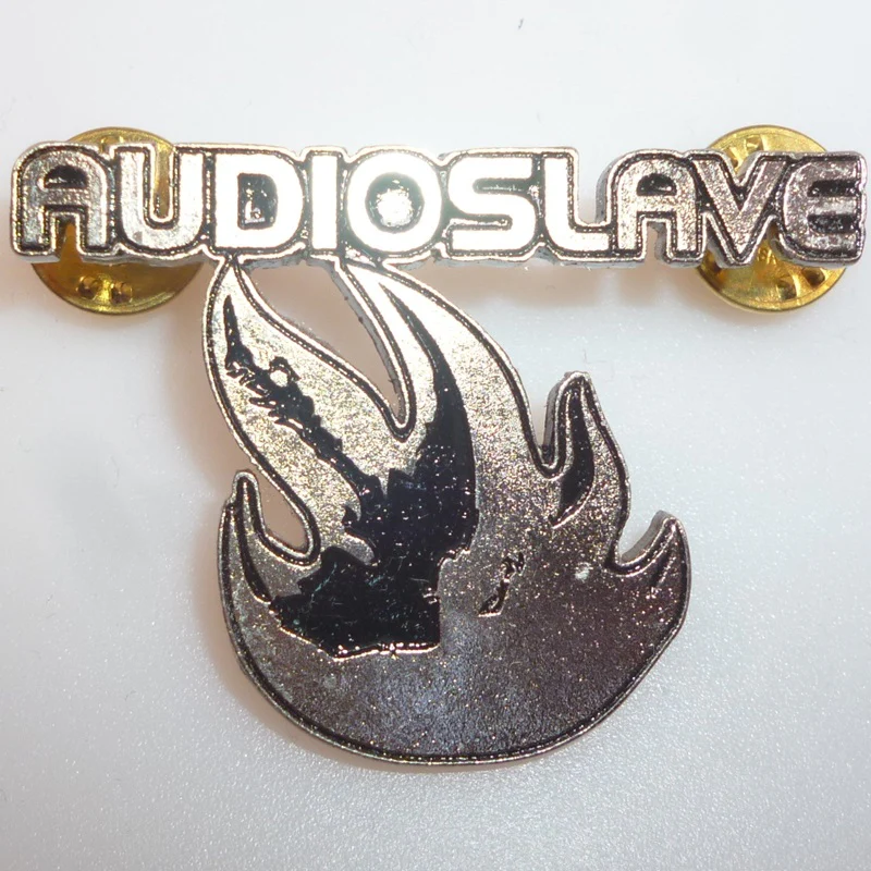 Audioslave | Pin Badge Logo Flame - Image 3
