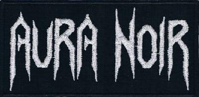 Aura Noir | Stitched White Logo