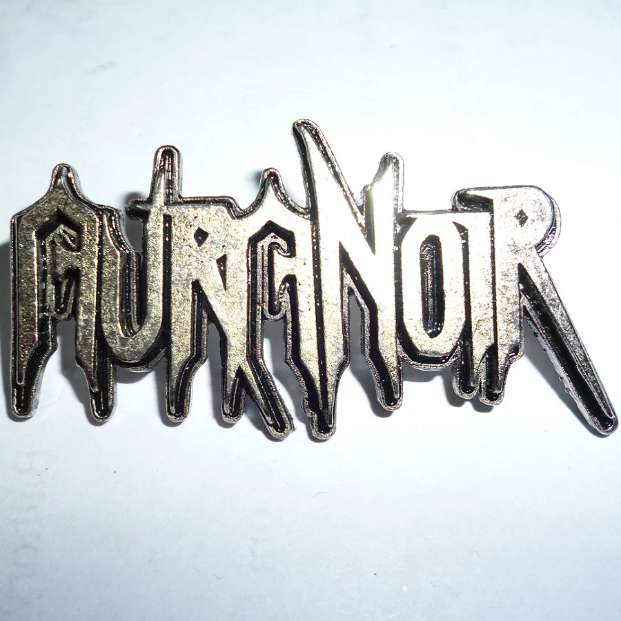 Aura Noir | Pin Badge 3D Logo