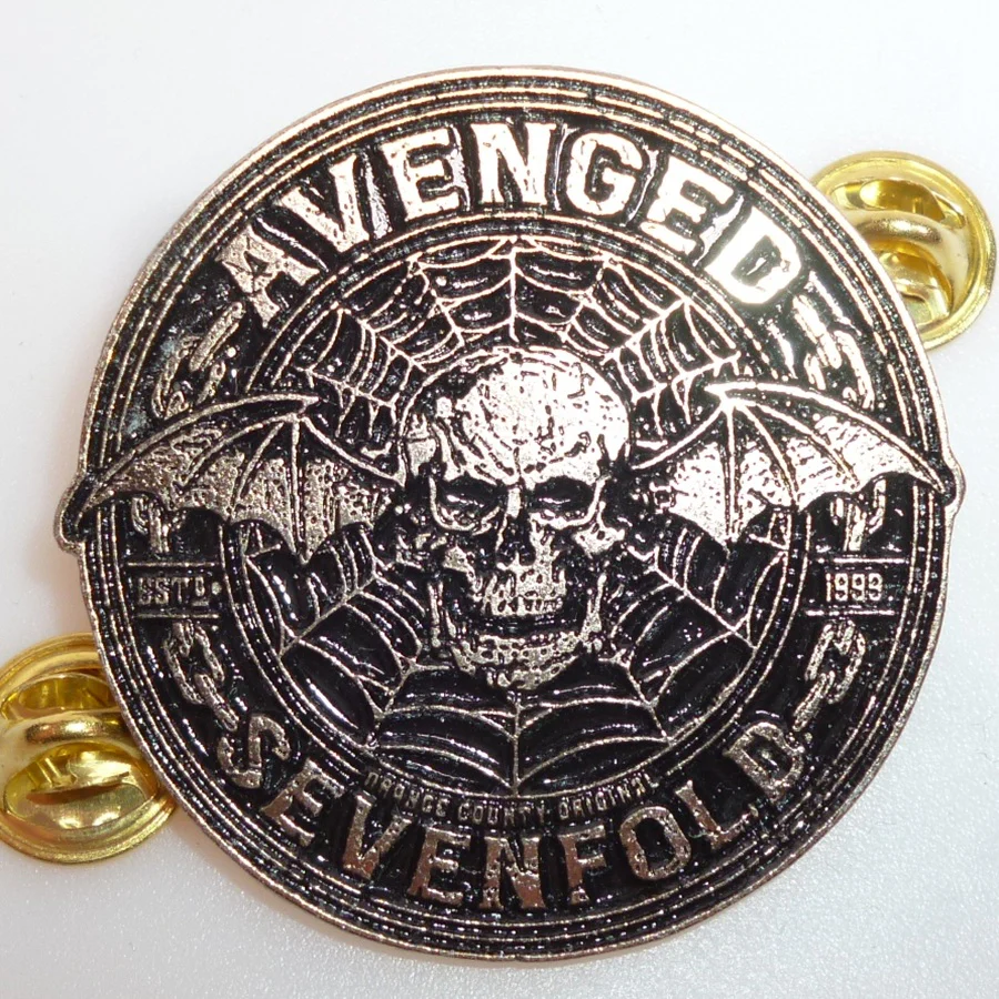 Avenged Sevenfold | Pin Badge Death Bat Web - Image 2