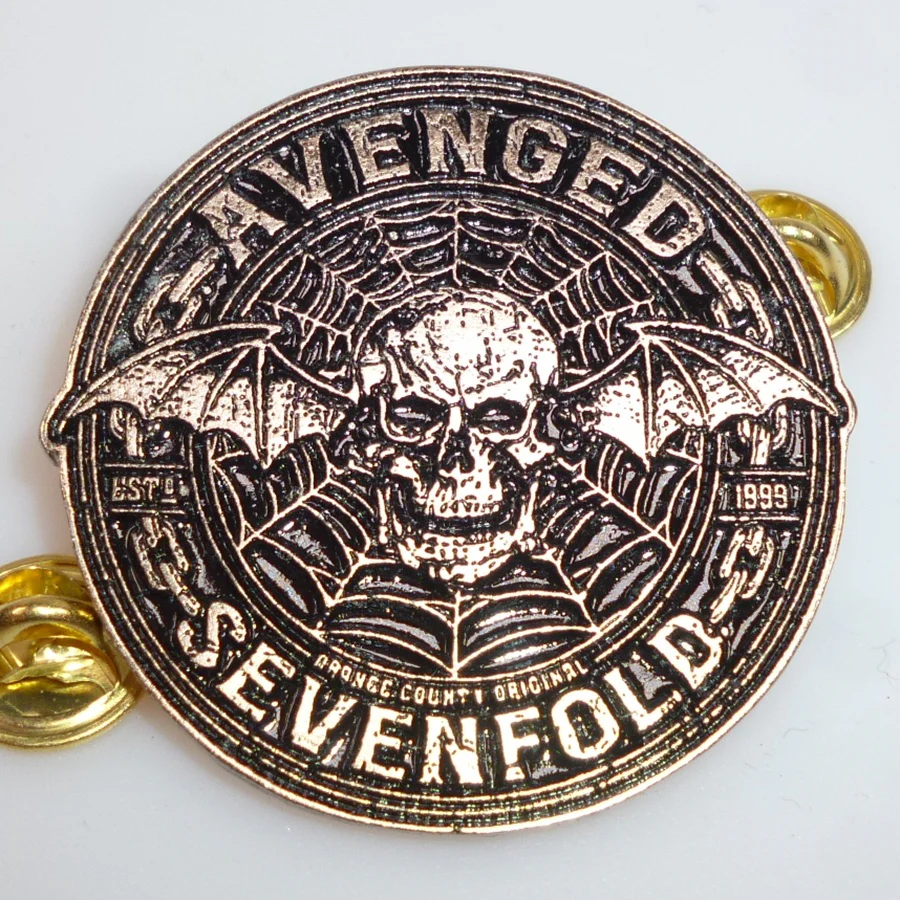 Avenged Sevenfold | Pin Badge Death Bat Web - Image 3