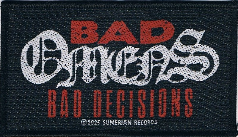 Bad Omens | Bad Decisions Woven Patch - Image 2