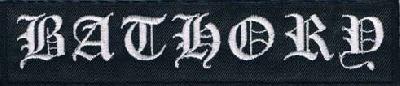 Bathory | Stitched White Logo