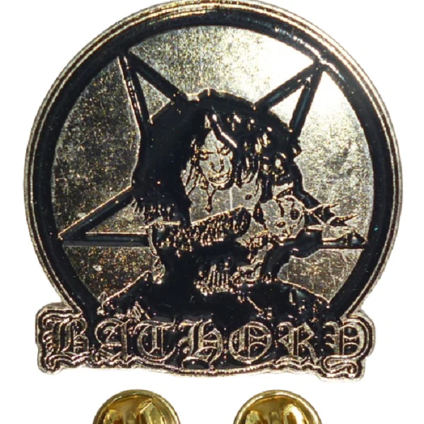 Bathory | Pin Badge Quorthon In Pentagram - Image 2