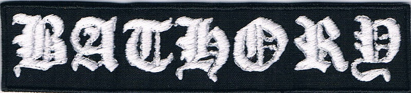 Bathory | Stitched Thick 3D Logo