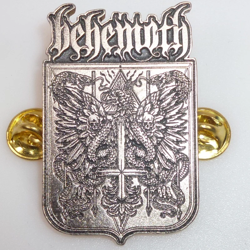 Behemoth | Pin Badge Faithfull Republic Shield - Image 3