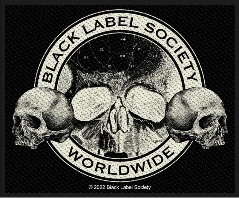 Black Label Society | Skulls Woven Patch