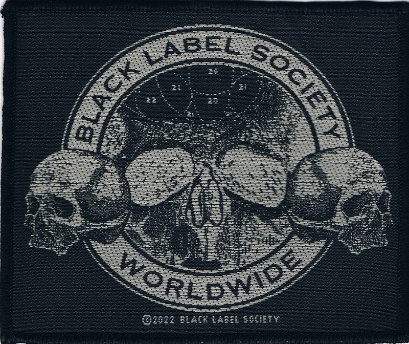 Black Label Society | Skulls Woven Patch - Image 2