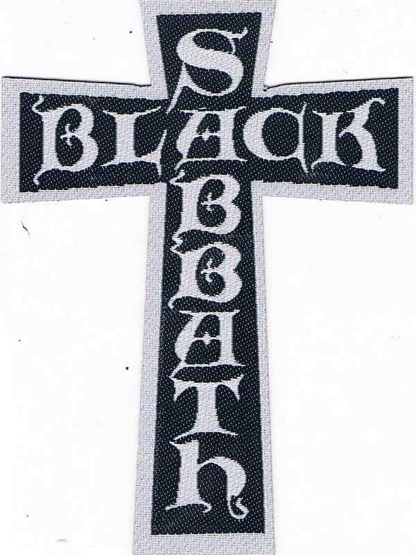 Black Sabbath | Shape Cross Woven Patch - Image 2