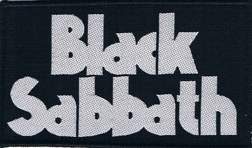 Black Sabbath | Woven White Logo - Image 2