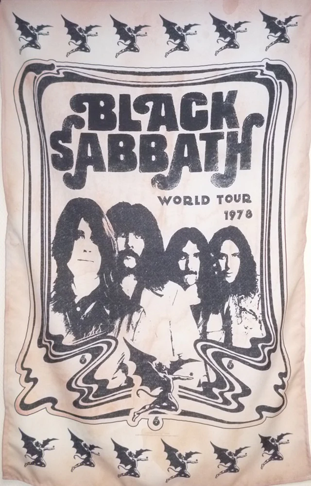 Black Sabbath | World Tour 1978 Flag - Image 2