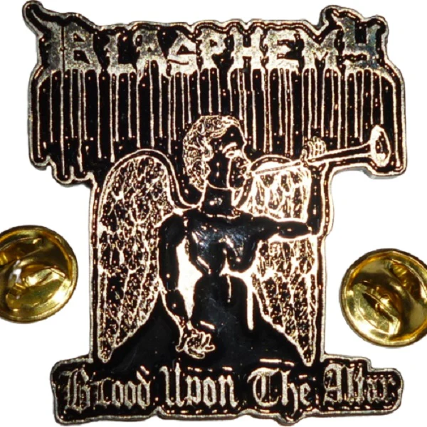 Blasphemy | Pin Badge Blood Upon The Altar Silver - Image 2