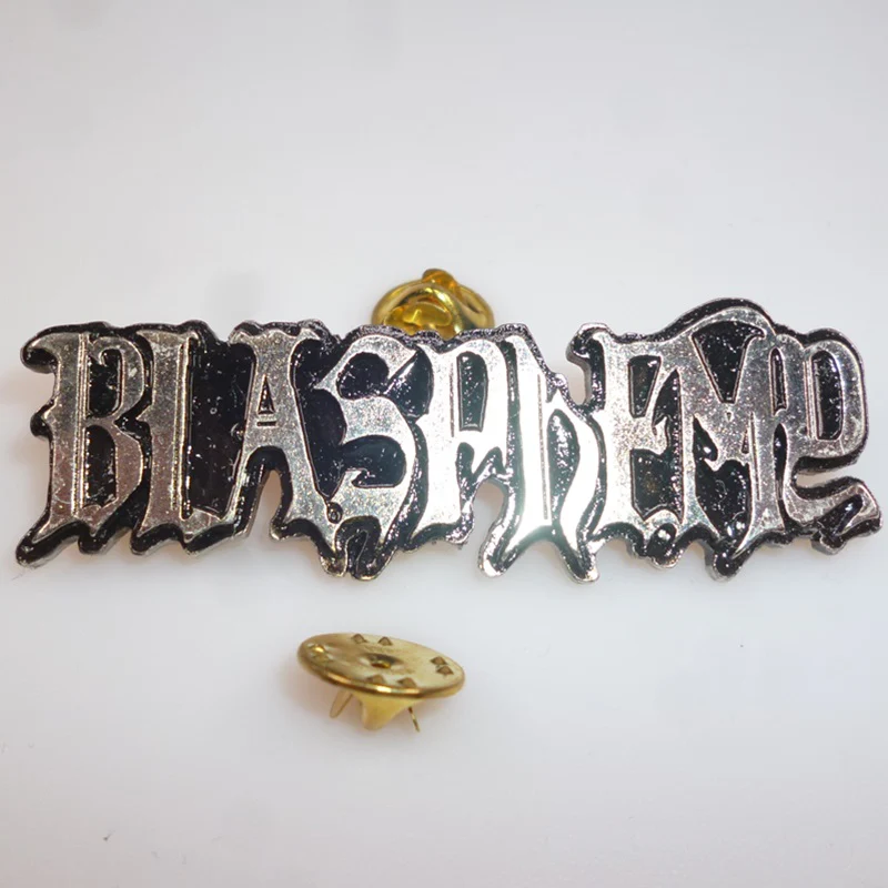 Blasphemy | Pin Badge New Logo 3D - Image 3