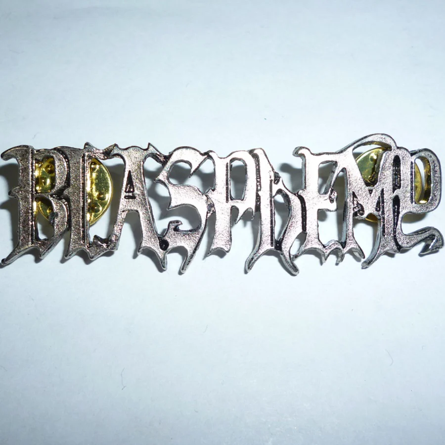 Blasphemy | Pin Badge Old Logo - Image 2