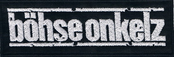 Böhse Onkelz | Stitched White Logo