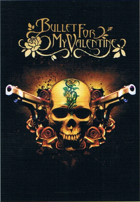 Bullet for my Valentine | Skull & Guns & Roses Flag