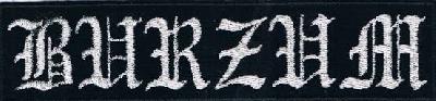 Burzum | Stitched Medium Size Logo