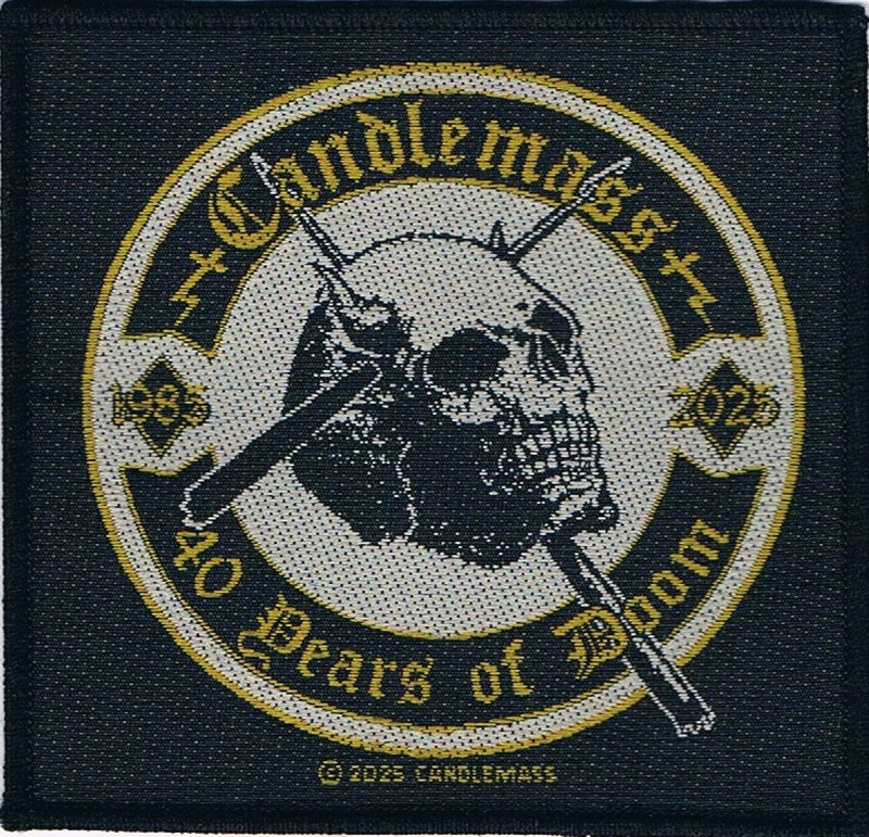 Candlemass | 40 Years of Doom Woven patch - Image 2