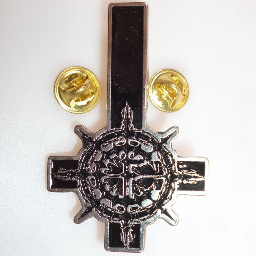 Carpathian Forest | Pin Badge Inverted Cross - Image 3