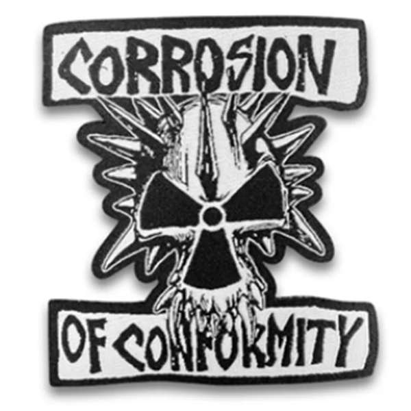 Corrosion of Conformity | Skull Shape Logo Iron-on Patch - Image 2