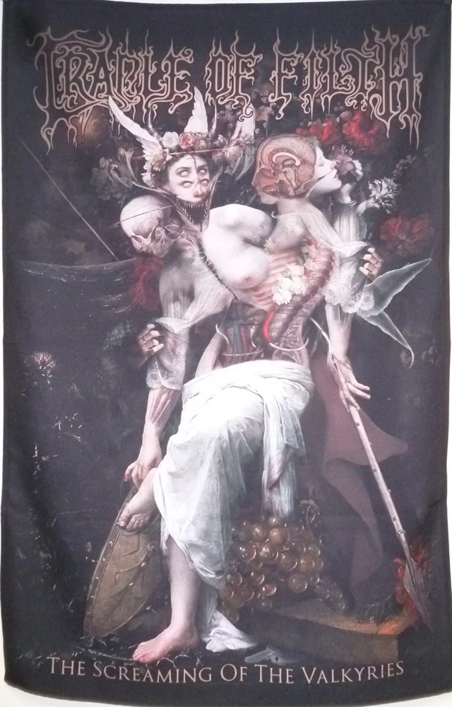 Cradle of Filth | Screaming of The Valkyries Flag - Image 2