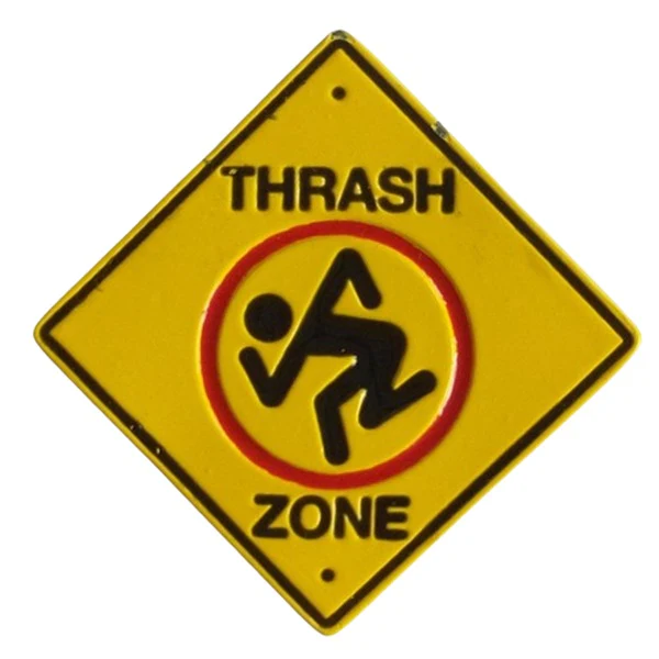D.R.I. | Pin Badge Thrash Zone - Image 2