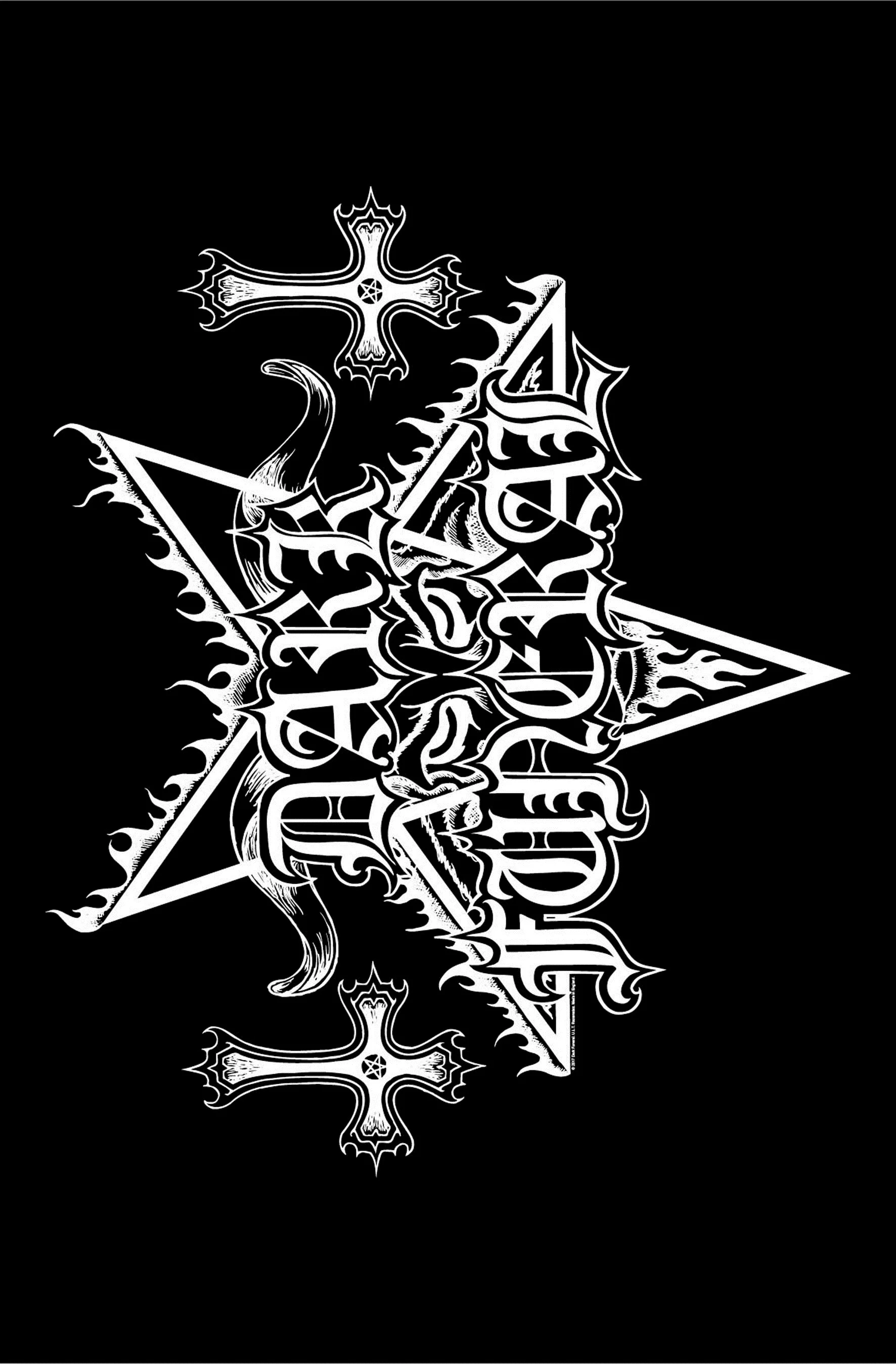 Dark Funeral | Penta Logo Flag