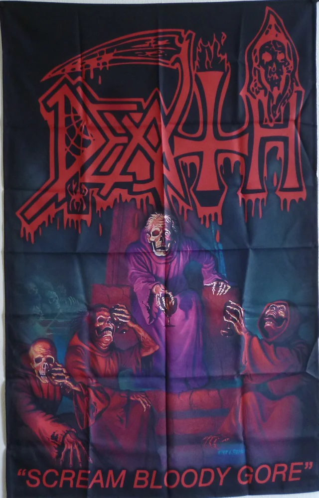 Death | Scream Bloody Gore Flag - Image 2