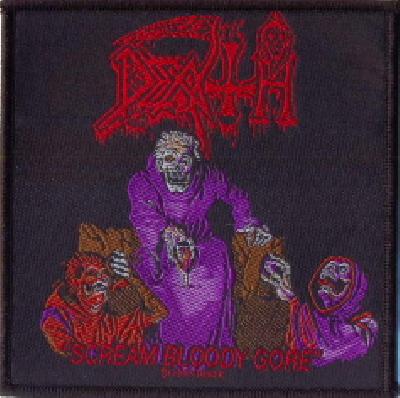 Death | Scream Bloody Gore Woven Patch - Image 2