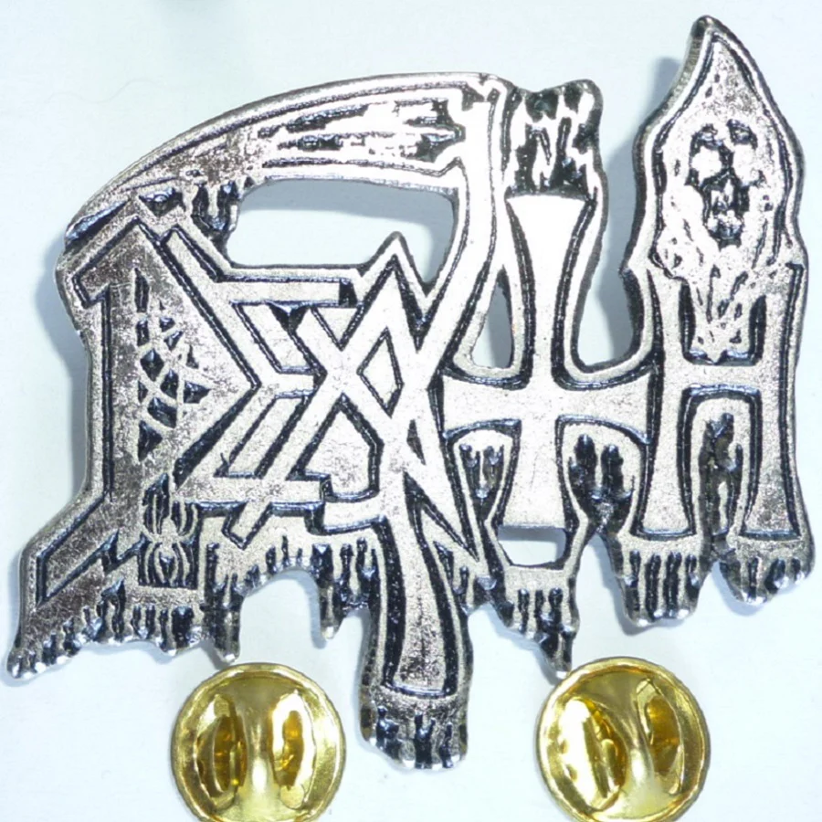 Death | Pin Badge Classic Bloody Logo
