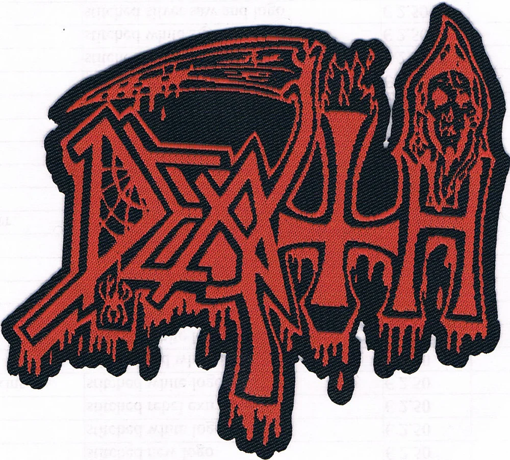 Death | Shape Logo Woven Patch - Image 2