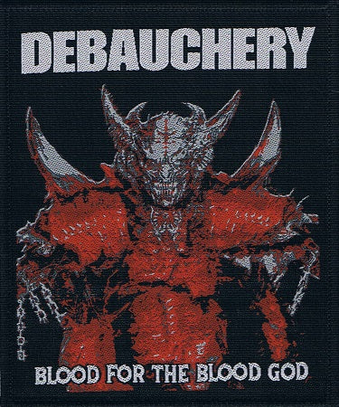 Debauchery | Blood For The Blood God Woven Patch - Image 2