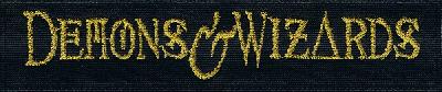 Demons & Wizards | Stitched Gold Logo