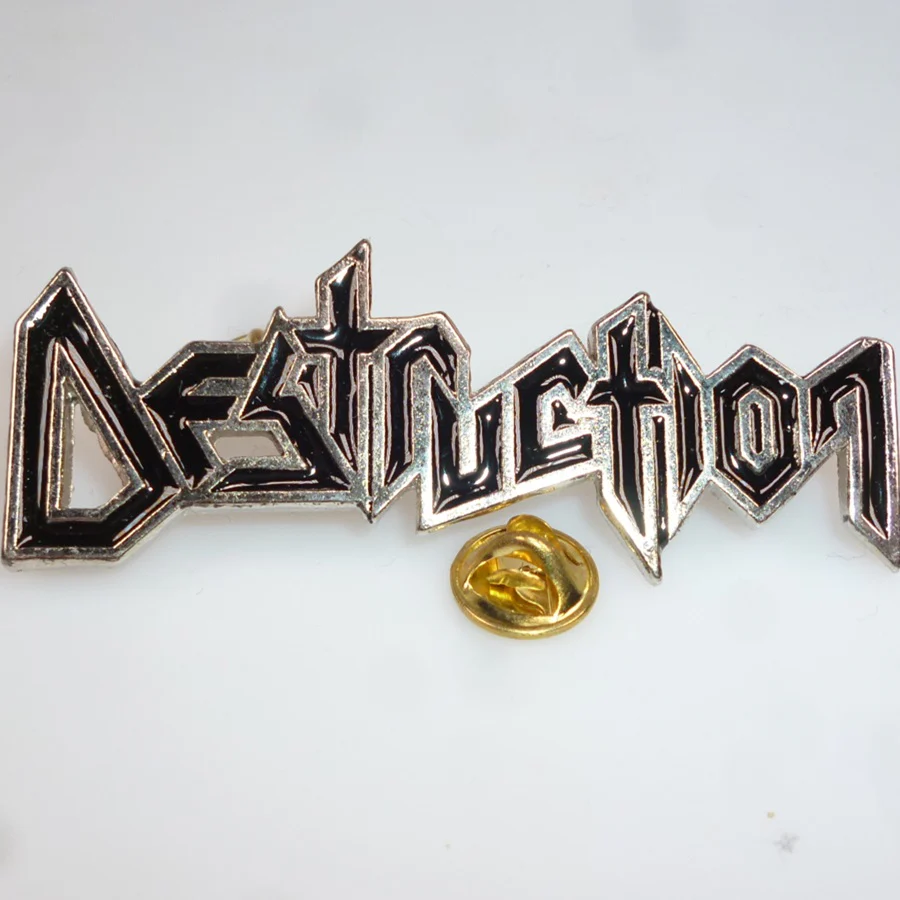 Destruction | Pin Badge Long Logo - Image 2