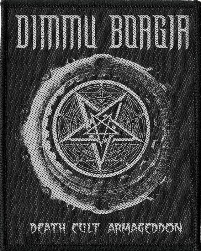 Dimmu Borgir | Death Cult Silver Woven Patch - Image 2