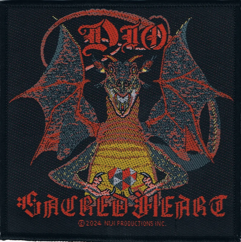 Dio | Sacred Heart Woven Patch - Image 2
