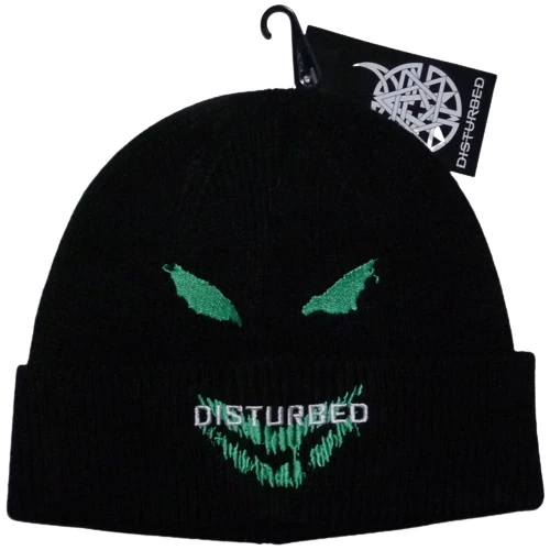 Disturbed | Beanie Green Grimm Face - Image 2