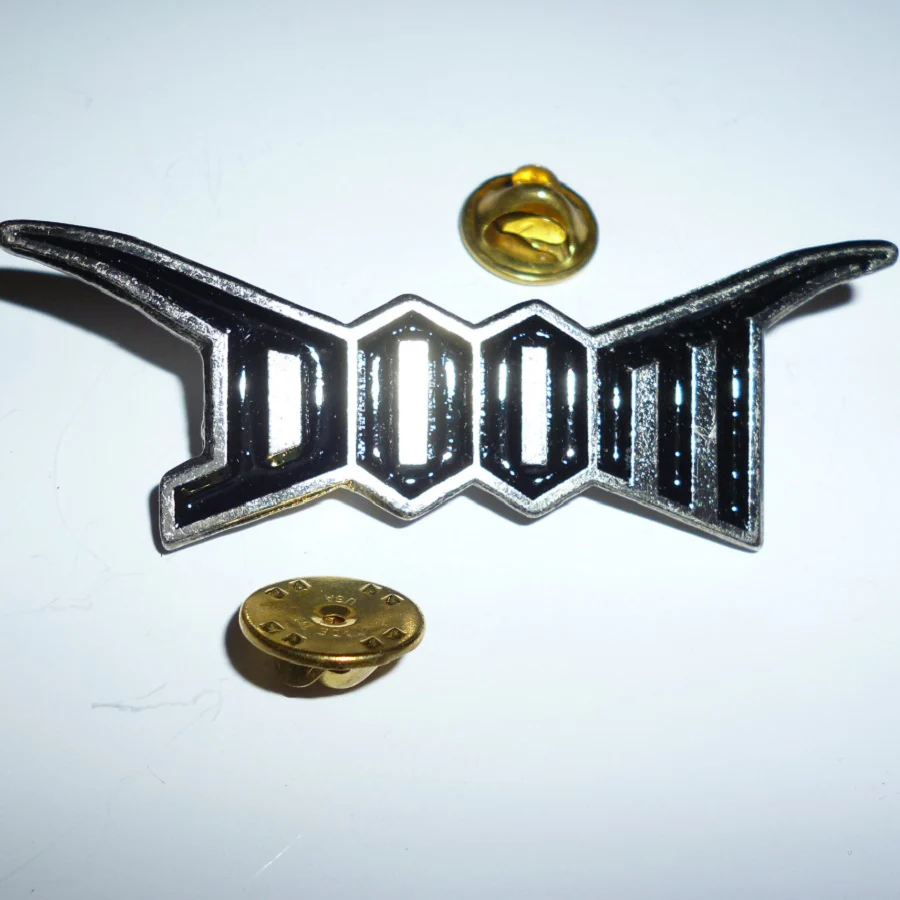 Doom | Pin Badge Logo - Image 2